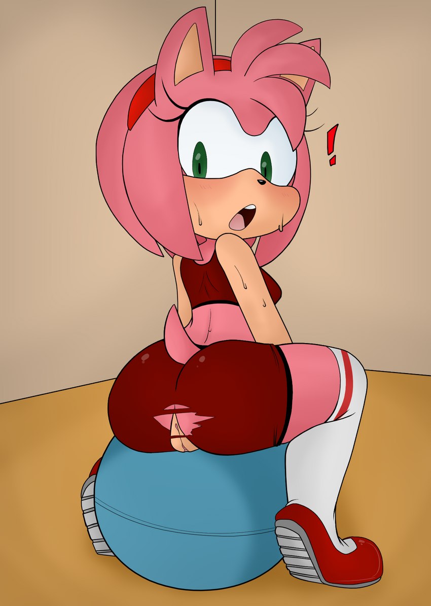 amy rose (sonic the hedgehog (series) and etc) created by es74 and tenshigarden