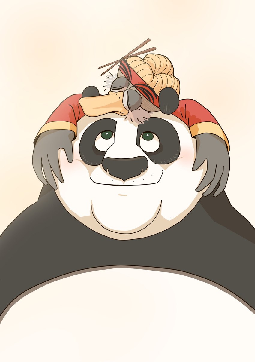 master po ping and mr. ping (kung fu panda and etc) created by panda po