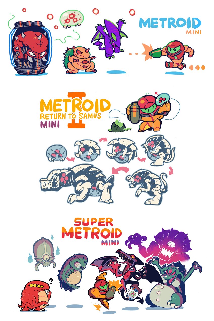 armor chibi claws female feral group heart_symbol membrane_(anatomy) membranous_wings not_furry open_mouth sharp_teeth simple_background tail teeth text varia_suit white_background wings rariatoo metroid mythology nintendo crocomire draygon kraid mother_brain ridley samus_aran the_baby alien alpha_metroid dragon gamma_metroid ghost metroid_(species) metroid_queen mythological_creature mythological_scalie omega_metroid phantoon scalie spirit zeta_metroid 2:3 absurd_res english_text hi_res