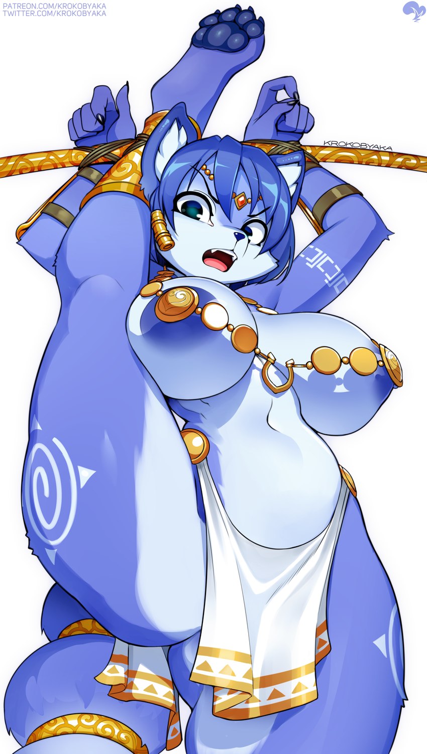 krystal (nintendo and etc) created by krokobyaka