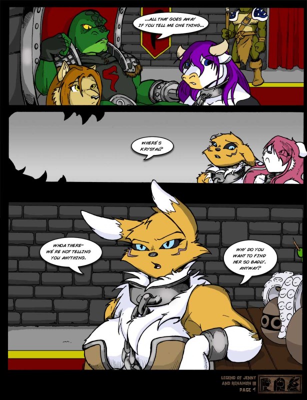amy, general scales, and jenny (legend of jenny and renamon and etc) created by yawg