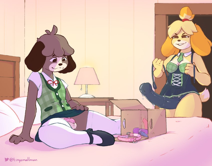 digby and isabelle (animal crossing and etc) created by tinysmallman