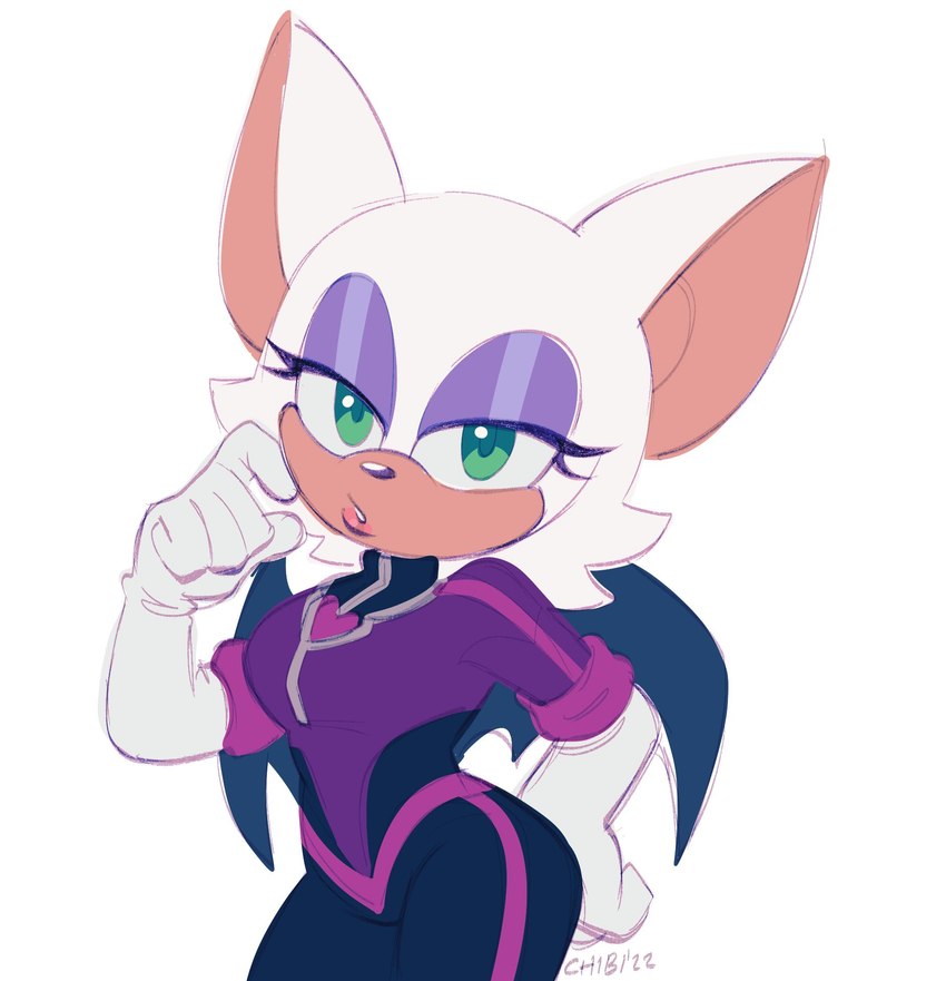 rouge the bat (sonic the hedgehog (series) and etc) created by chibicmps