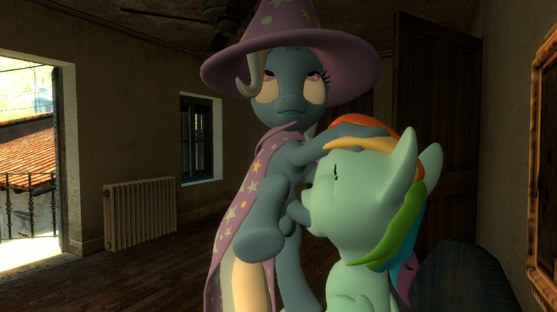 rainbow dash and trixie (friendship is magic and etc) created by lost angel