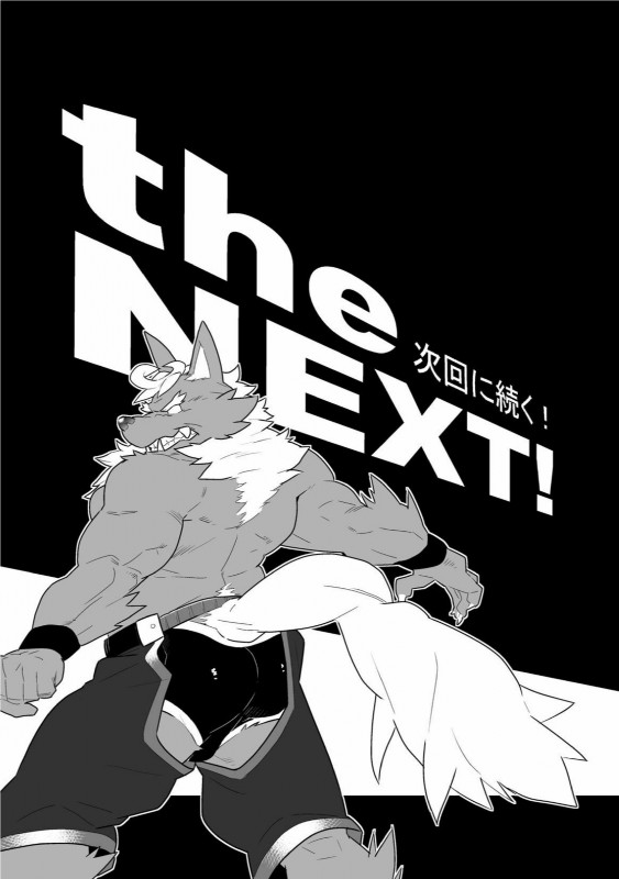 anthro clothing male solo text underwear kira_nerisu tecfront canid canine canis demon mammal wolf comic greyscale hi_res monochrome translated