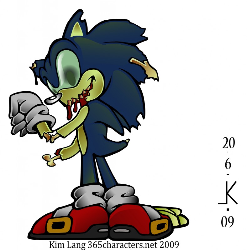 sonic the hedgehog (sonic the hedgehog (series) and etc) created by unknown artist