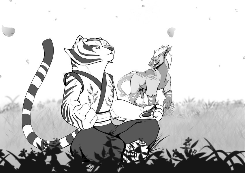 aldemar and master tigress (kung fu panda and etc) created by sabrotiger