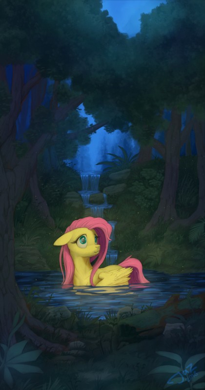 fluttershy (friendship is magic and etc) created by 1jaz