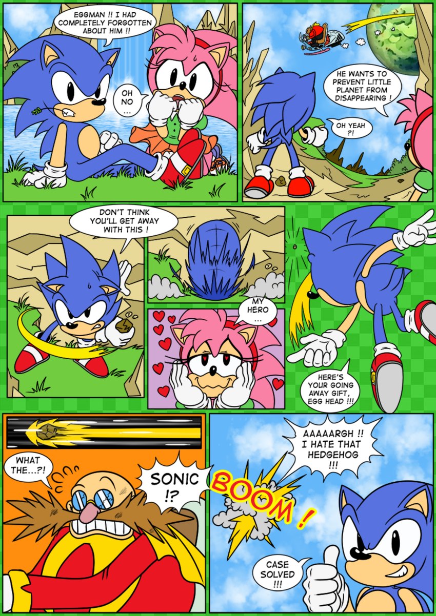 anthro attack duo explosion female heart_eyes heart_symbol love male pronounced_browridge rock text thin_calves thin_legs thin_thighs waterfall raianonzika classic_sonic_(universe) sega sonic_the_hedgehog_(series) amy_rose classic_amy_rose classic_eggman classic_sonic dr._eggman sonic_the_hedgehog eulipotyphlan hedgehog human mammal comic english_text hi_res