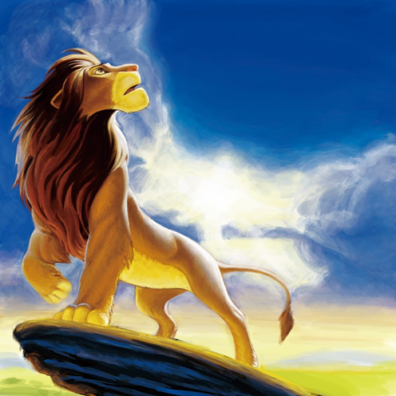 simba (the lion king and etc) created by chamelon