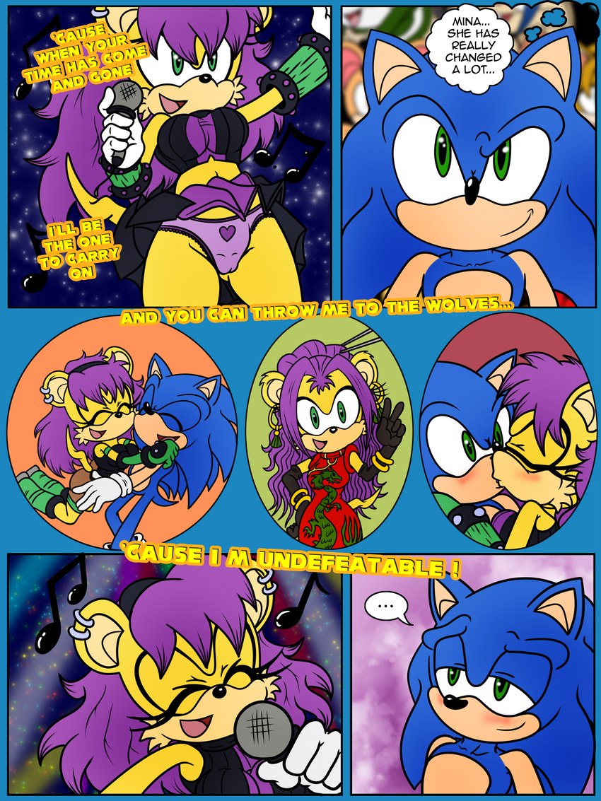 asian_clothing chinese_clothing chinese_dress clothed clothing dress east_asian_clothing eyes_closed female flashback green_eyes grope machine male male/female memories panties remembering singing surprise_kiss underwear upskirt raianonzika archie_comics sega sonic_the_hedgehog_(archie) sonic_the_hedgehog_(comics) sonic_the_hedgehog_(series) bump_the_deer mina_mongoose sonic_the_hedgehog zeta_the_echidna deer domestic_cat echidna eulipotyphlan felid feline felis haplorhine hedgehog herpestid lagomorph leporid mammal mongoose monkey monotreme primate rabbit robot 3:4 absurd_res comic hi_res