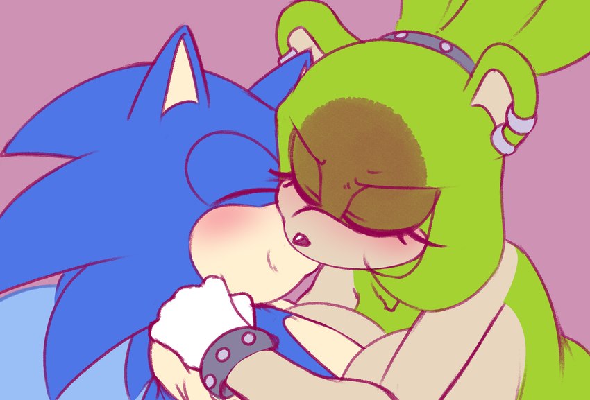 afterglow anthro blush breasts deep_kiss duo eyes_closed female kiss_on_lips kissing male male/female passionate rivals romantic romantic_ambiance biffalo idw_publishing sega sonic_the_hedgehog_(comics) sonic_the_hedgehog_(idw) sonic_the_hedgehog_(series) sonic_the_hedgehog surge_the_tenrec afrosoricid eulipotyphlan hedgehog mammal tenrec hi_res