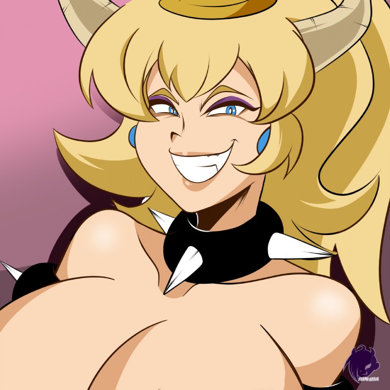 bowser (bowsette meme and etc) created by frank-araya