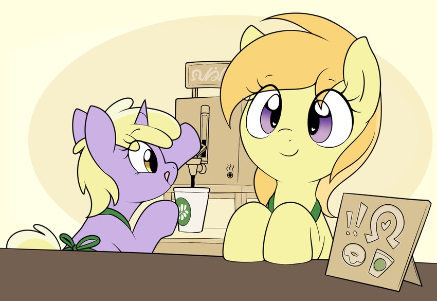 dinky hooves and noi (friendship is magic and etc) created by pestil and shinodage