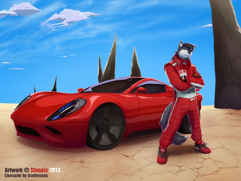 scott visnjic (ferrari) created by stoopix