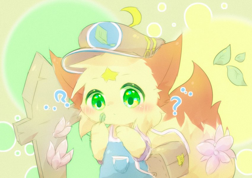 anthro clothed clothing female fur green_eyes kemono orange_body orange_fur solo yellow_body yellow_fur young young_anthro young_female deaic canid canine fox mammal 2022