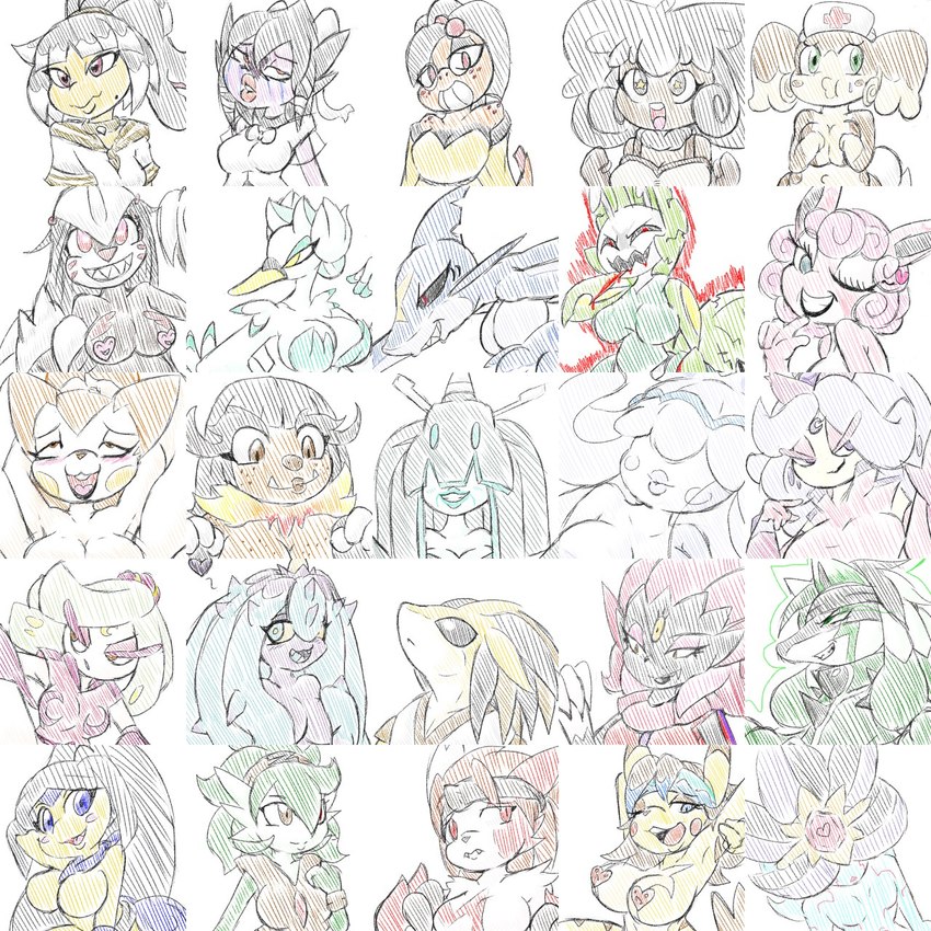 pachikititana, reaverbot, synkelle, melcinda, millenia, and etc (nintendo and etc) created by cyanzangoose