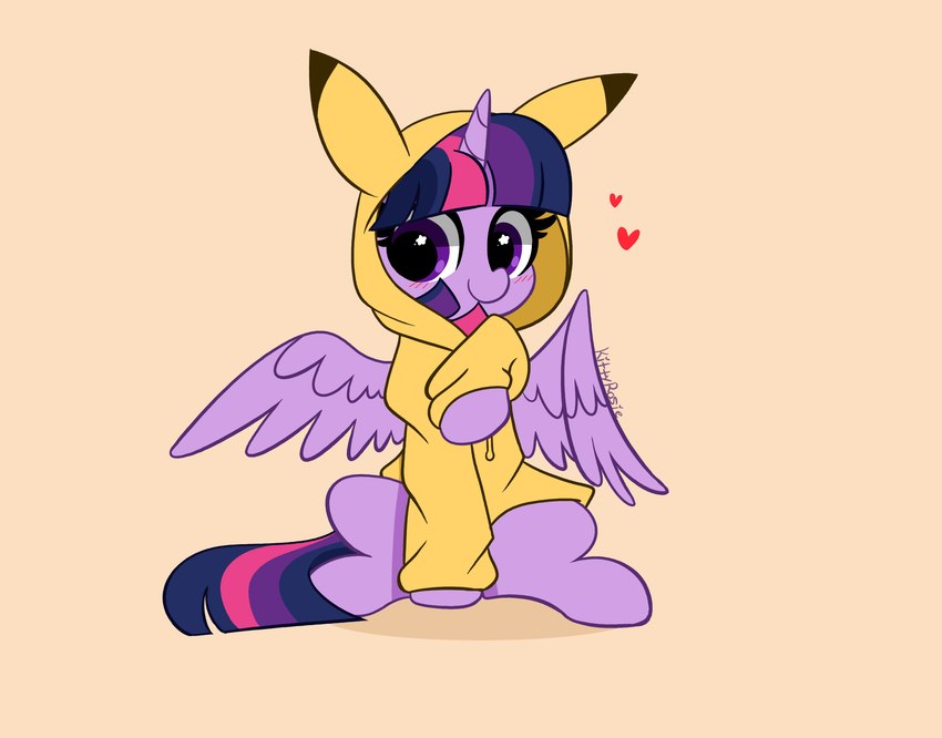 clothing feathered_wings feathers female feral heart_symbol hoodie hooves horn purple_body purple_eyes purple_feathers purple_wings quadruped shadow simple_background sitting solo topwear wings yellow_clothing yellow_hoodie yellow_topwear kittyrosie friendship_is_magic hasbro my_little_pony mythology twilight_sparkle_(mlp) equid equine horse mammal mythological_creature mythological_equine pony winged_unicorn 2021 absurd_res hi_res