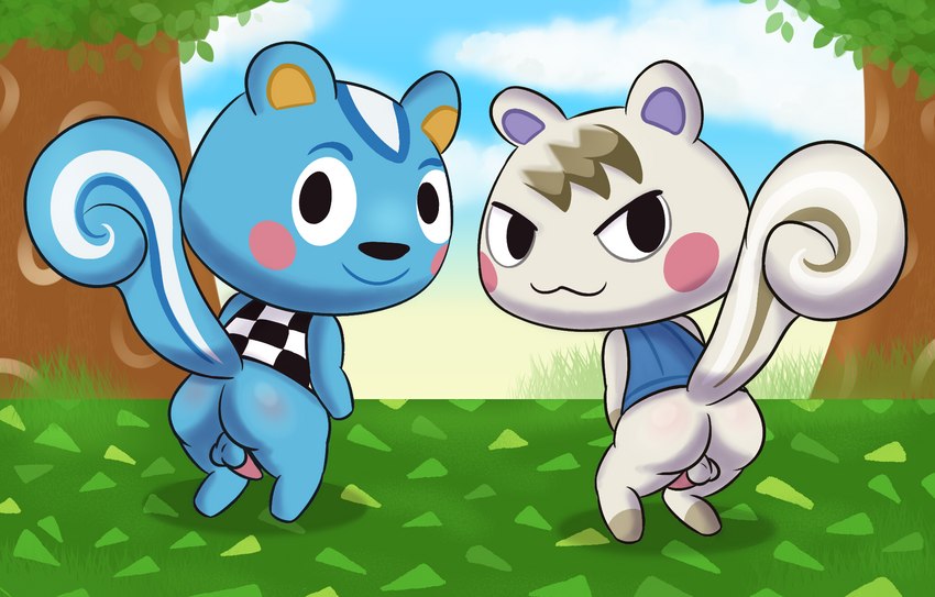 filbert and marshal (animal crossing and etc) created by mincheeto