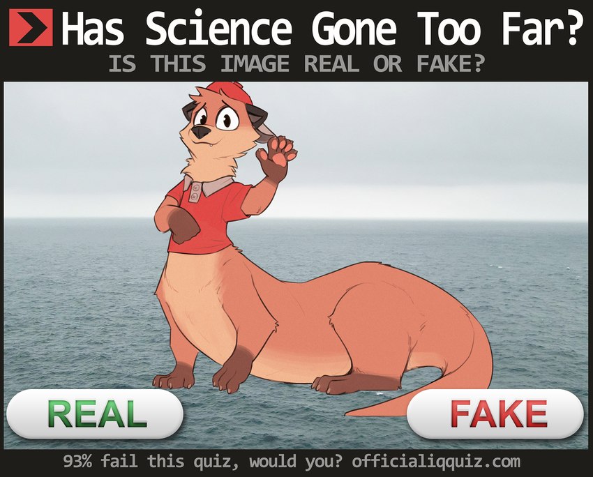 chester the otter (has science gone too far (meme) and etc) created by samur shalem