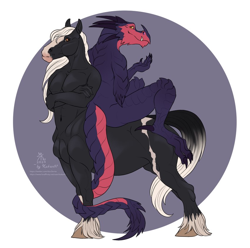 anthro horn male quadruped scales tail text wings kukan97 european_mythology greek_mythology mythology breghar_(drakengarth) dragon equid equid_taur equine equine_taur horse horse_taur mammal mammal_taur mythological_creature mythological_scalie reptile scalie taur hi_res url