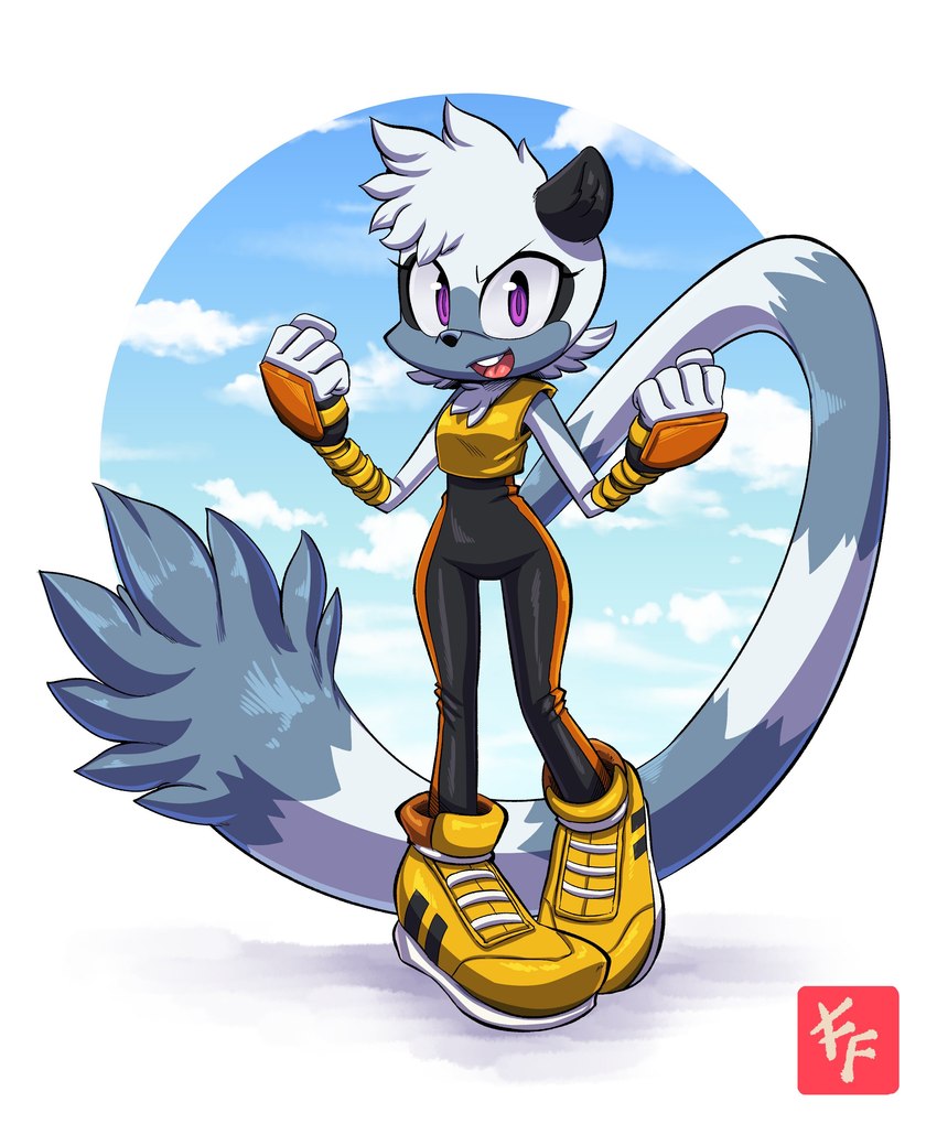 tangle the lemur (sonic the hedgehog (comics) and etc) created by toto draw