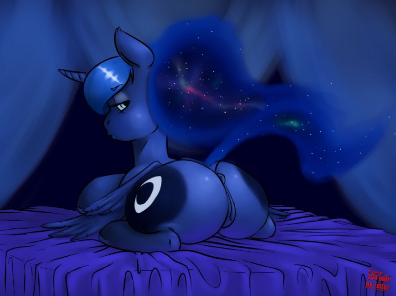 princess luna (friendship is magic and etc) created by gasscuss and third-party edit
