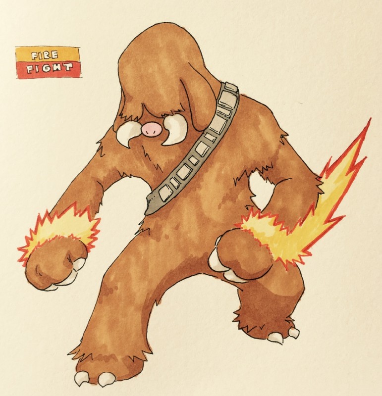 chewbacca (firefightdex and etc) created by marco fanjul