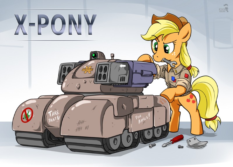 applejack (friendship is magic and etc) created by doomghost