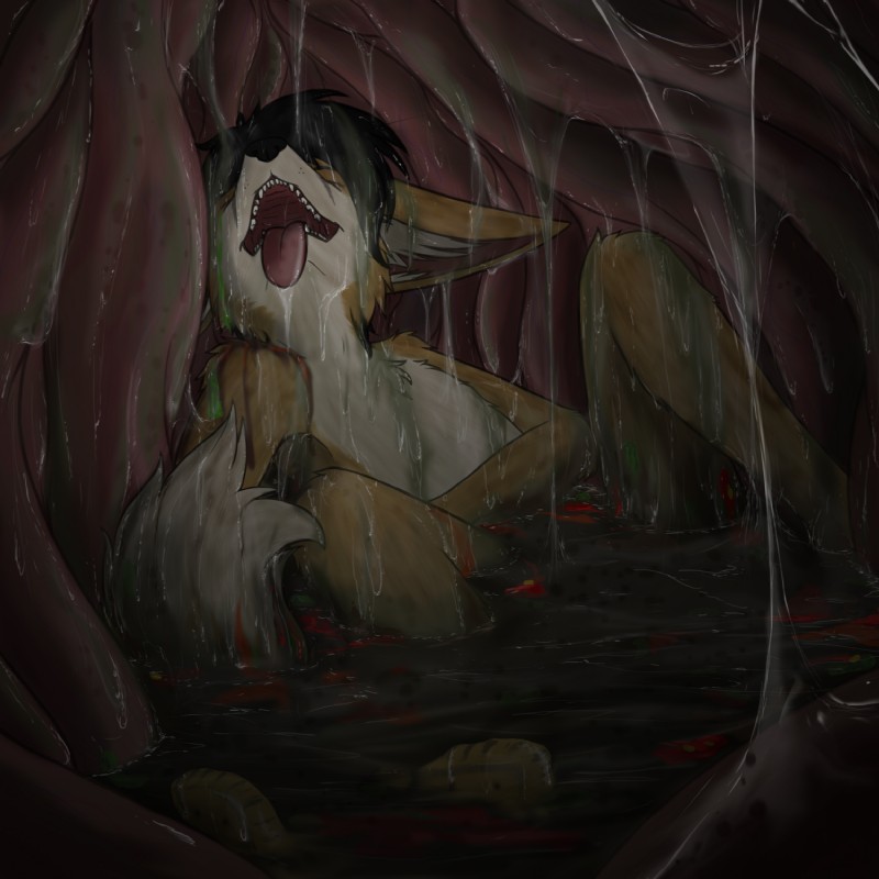 anthro bodily_fluids digestion food food_in_stomach inside_stomach internal male messy micro open_mouth organs relaxing slime soft_vore stomach stomach_acid tongue tongue_out unseen_pred vore cane-mckeyton cane_mckeyton canid canine fennec_fox fox mammal true_fox 1:1 hi_res