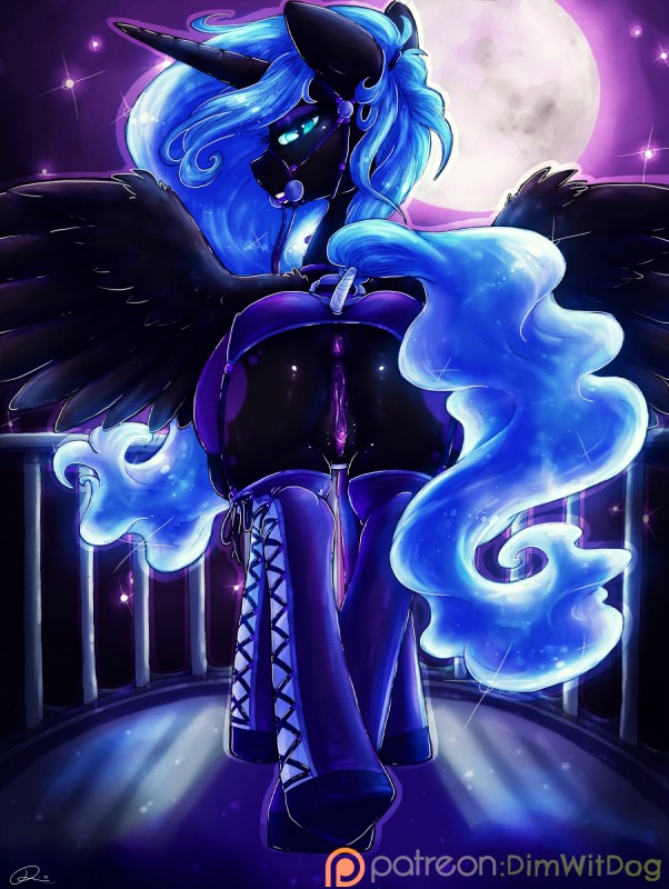 nightmare moon (friendship is magic and etc) created by dimwitdog