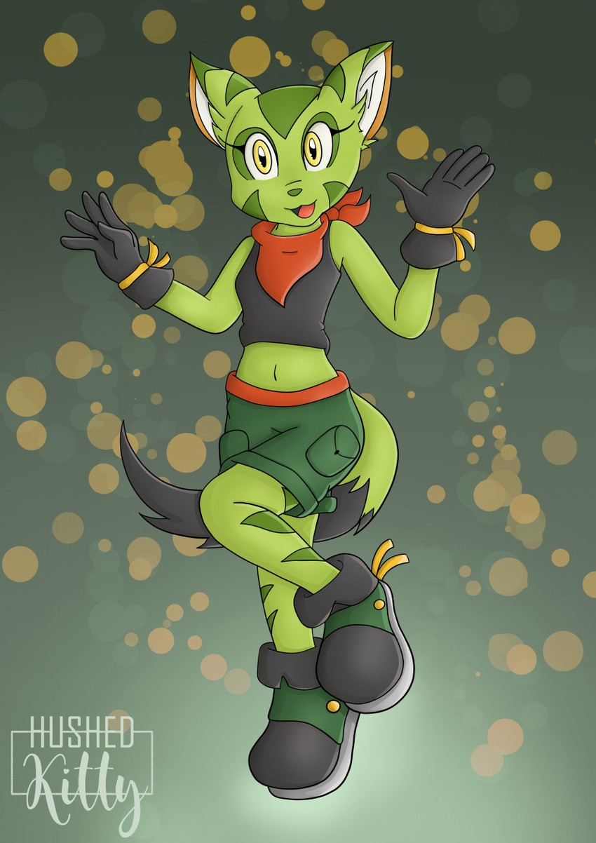 carol tea (freedom planet and etc) created by hushed-kitty