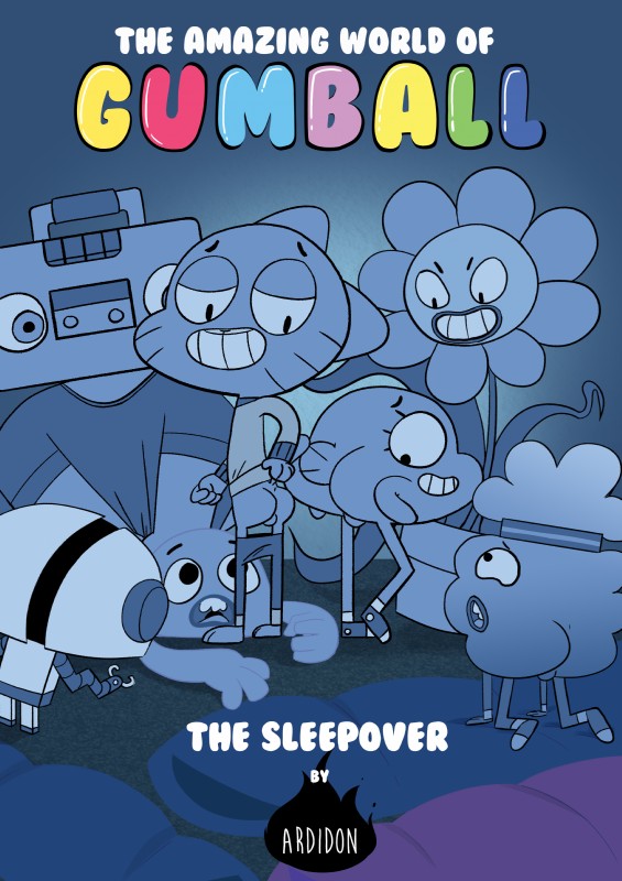 gumball watterson, darwin watterson, clayton, leslie, tobias wilson, and etc (the amazing world of gumball and etc) created by ardidon
