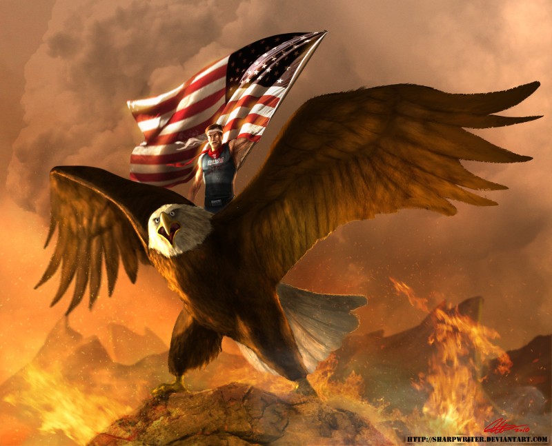 american_flag cigar cloud duo feathers fire flag kerchief lava male nationalism neckerchief neckwear open_mouth outside propaganda sky smoke smoking tattoo teeth text tongue united_states_of_america volcano what sharpwriter reddit american_eagle snoo stephen_colbert accipitrid accipitriform avian bald_eagle bird eagle human mammal sea_eagle 2010 absurd_res hi_res signature url warm_colors