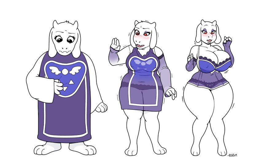 toriel (undertale (series) and etc) created by blackshirtboy