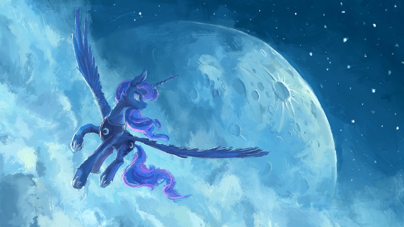 princess luna (friendship is magic and etc) created by plainoasis