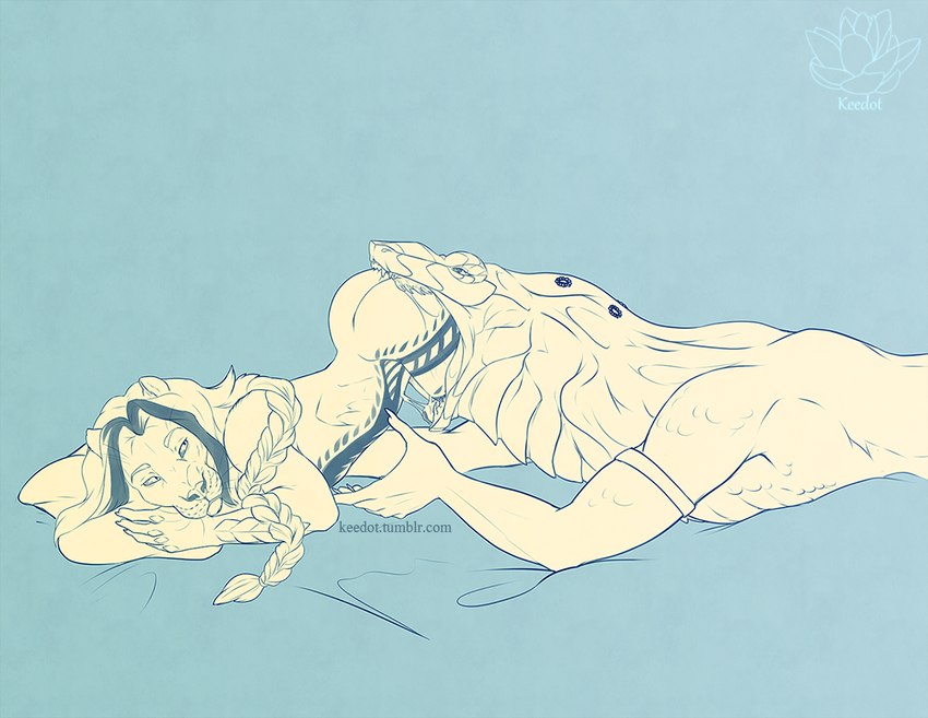 ambiguous_gender anthro apode armband ass_up athletic athletic_anthro braided_hair claws duo feral hair legless male male_pred mane nude serpentine simple_background size_difference submissive submissive_male swallowing vore keedot mythology tumblr raja_(keedot) draconcopode dragon felid hybrid lion mammal mythological_creature mythological_scalie naga pantherine scalie 2016